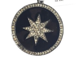 Black Starburst Diamond Pendant — Sands Swim jewelry